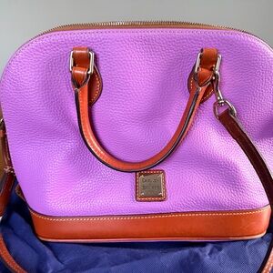 Dooney & Bourke Lilac Zip Zip Sachel
